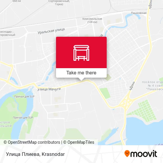 Улица Плиева map