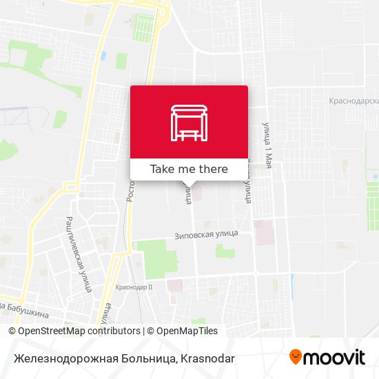 Железнодорожная Больница map