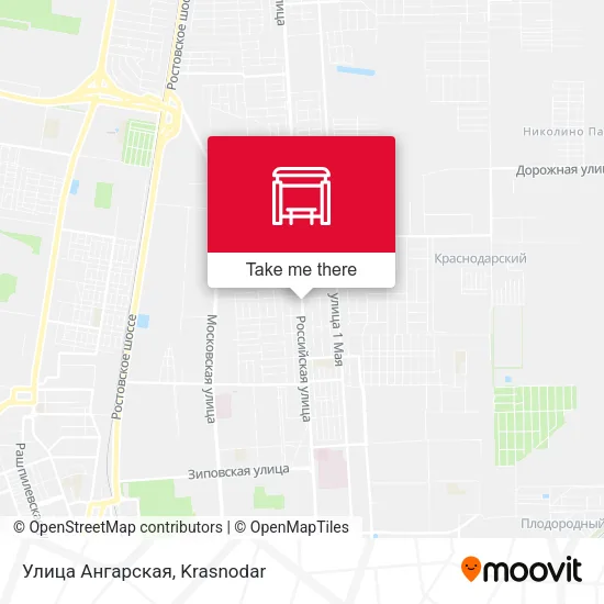 Улица Ангарская map