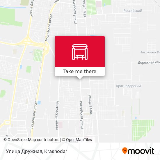 Улица Дружная map