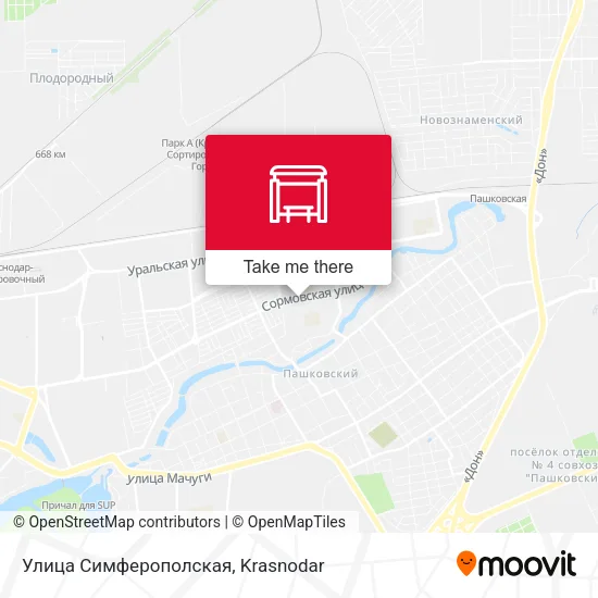 Улица Симферополская map
