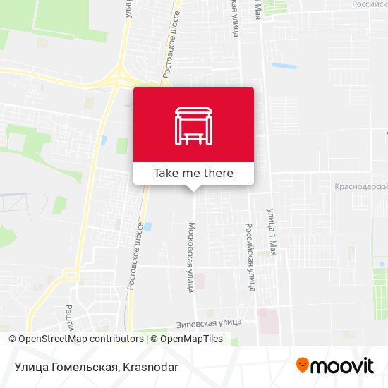 Улица Гомельская map