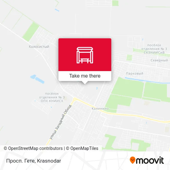 Просп. Гете map