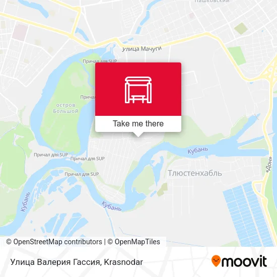 Улица Валерия Гассия map