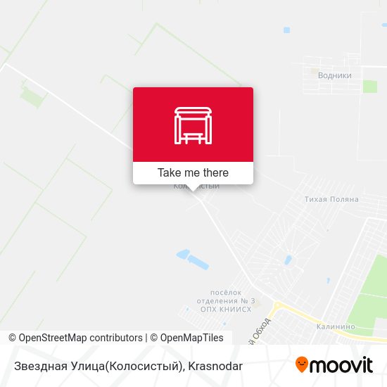 Звездная Улица(Колосистый) map
