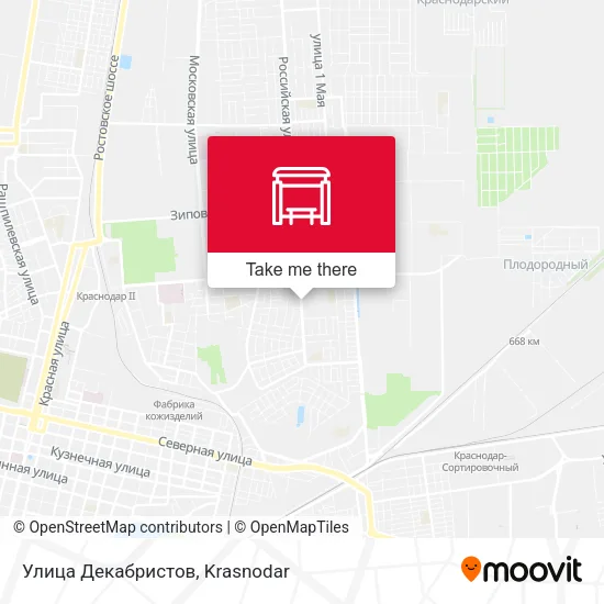 Улица Декабристов map