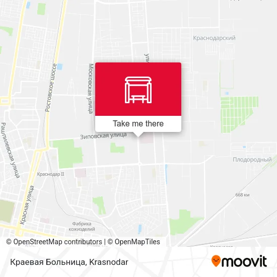Краевая Больница map