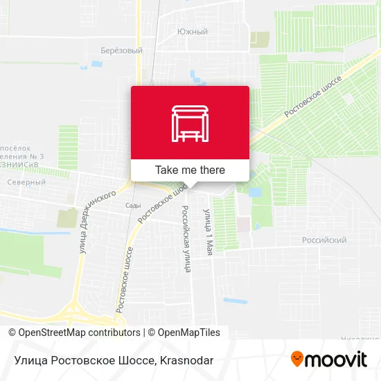 Улица Ростовское Шоссе map