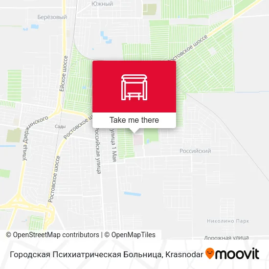 Городская Психиатрическая Больница map