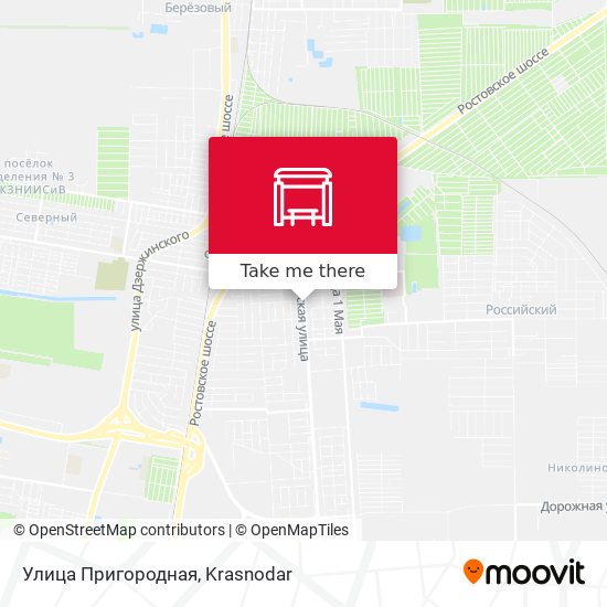 Улица Пригородная map