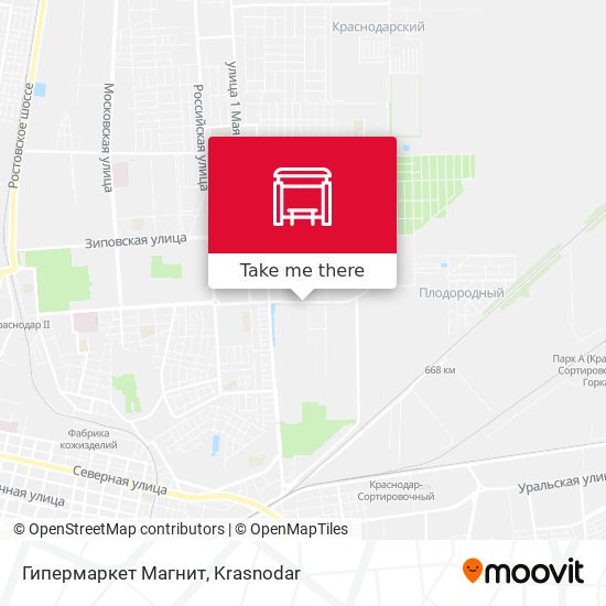 Гипермаркет Магнит map