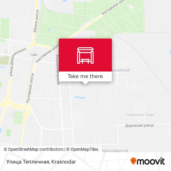 Улица Тепличная map