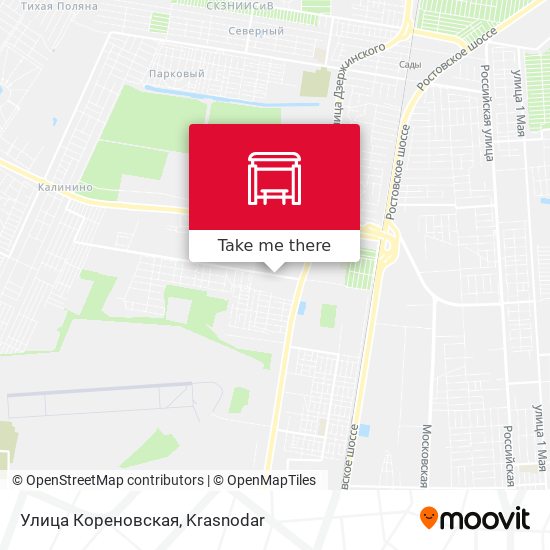 Улица Кореновская map
