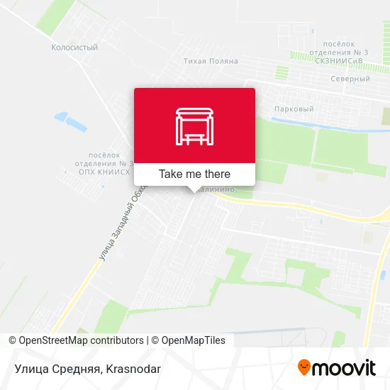 Улица Средняя map