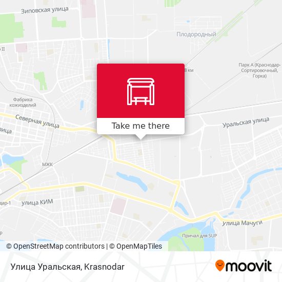 Улица Уральская map