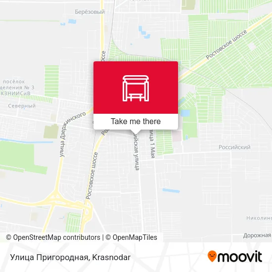 Улица Пригородная map