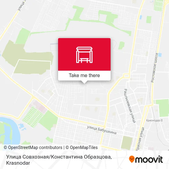 Улица Совхозная / Константина Образцова map