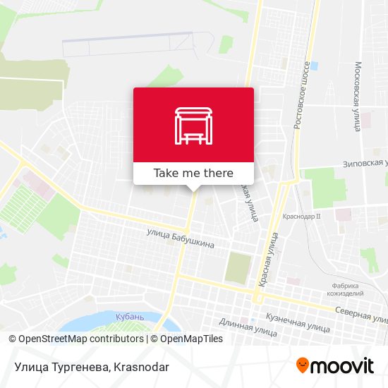 Улица Тургенева map