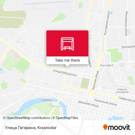 Улица Гагарина map