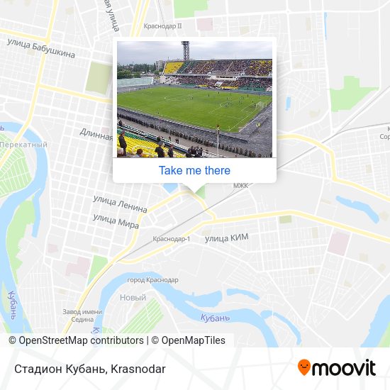 Стадион Кубань map