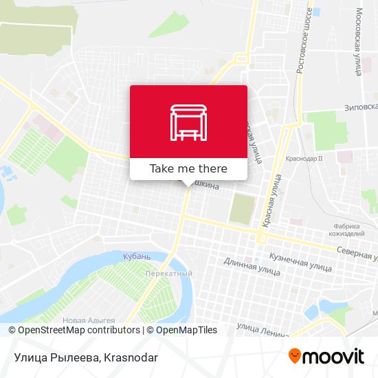 Улица Рылеева map