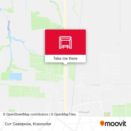 Снт Северное map