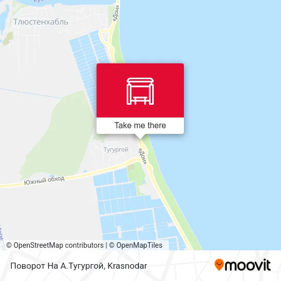 Поворот На А.Тугургой map
