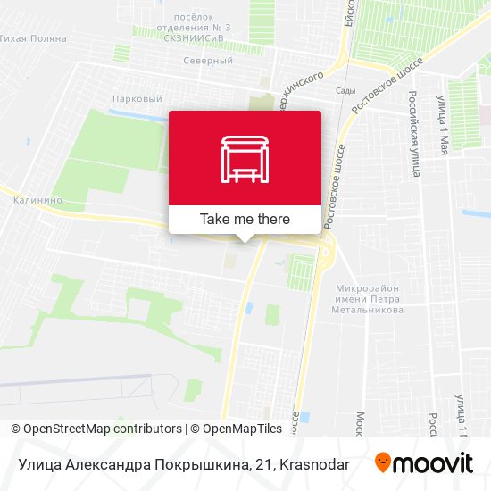 Улица Александра Покрышкина, 21 map
