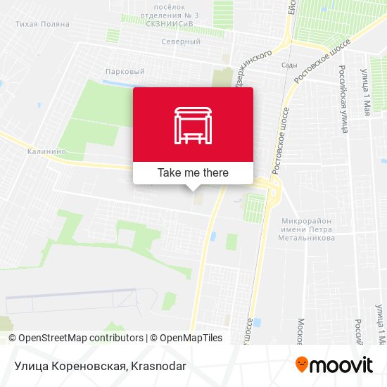 Улица Кореновская map