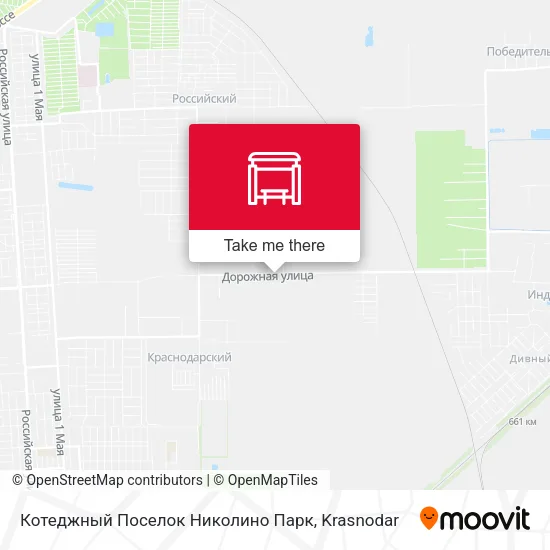 Котеджный Поселок Николино Парк map