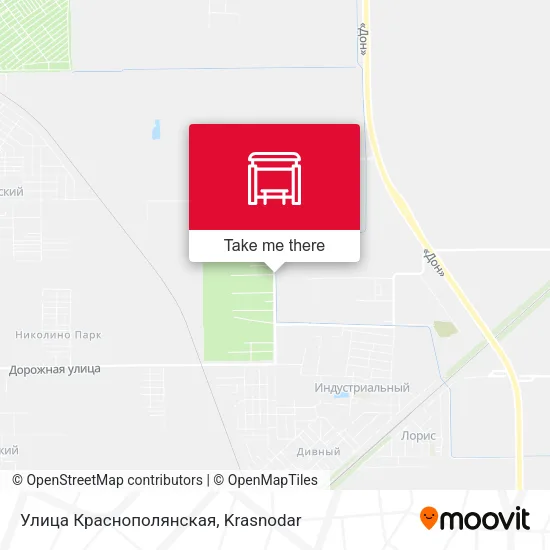 Улица Краснополянская map