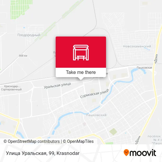 Улица Уральская, 99 map