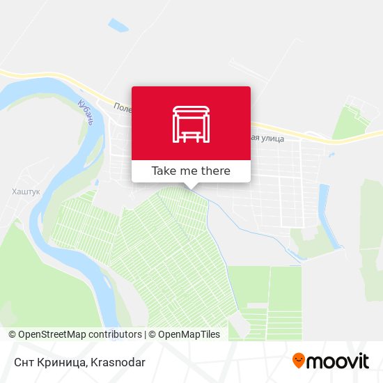 Снт Криница map