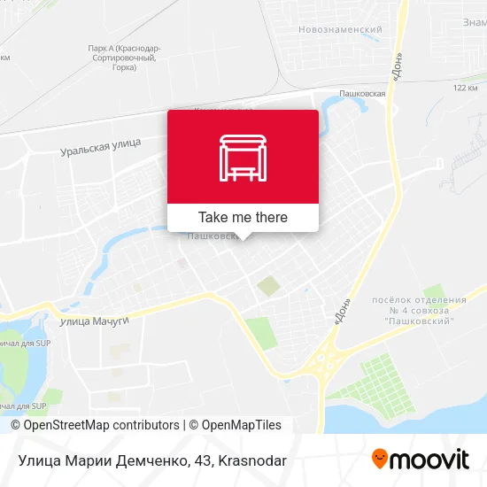 Улица Марии Демченко, 43 map