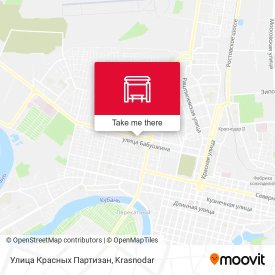 Улица Красных Партизан map