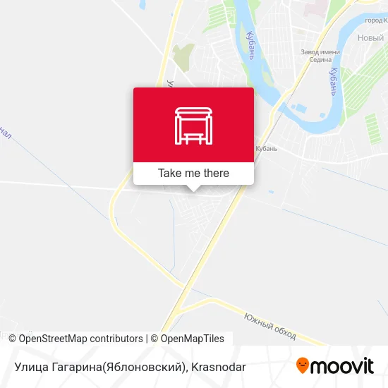 Улица Гагарина(Яблоновский) map