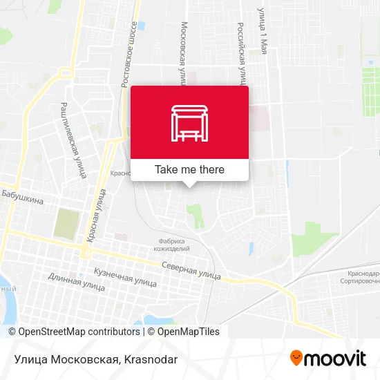 Улица Московская map