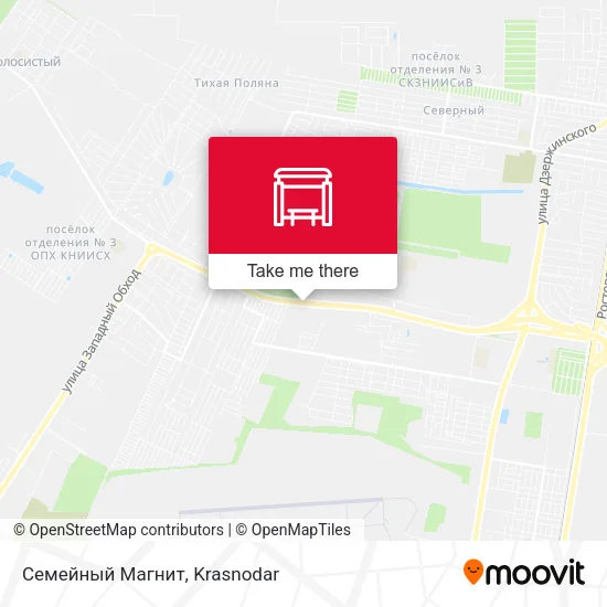 Семейный Магнит map