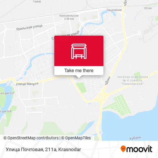 Улица Почтовая, 211а map