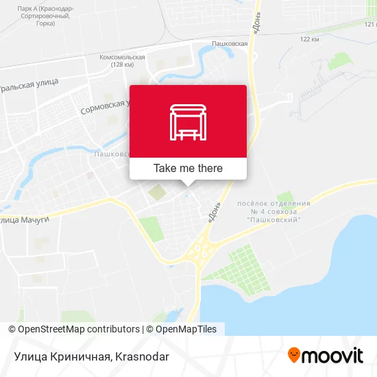 Улица Криничная map
