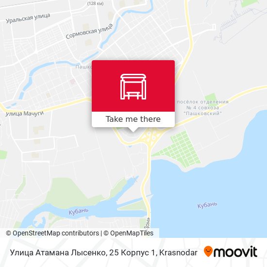 Улица Атамана Лысенко, 25 Корпус 1 map