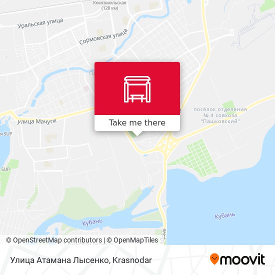 Улица Атамана Лысенко map