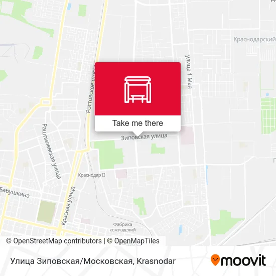 Улица Зиповская/Московская map