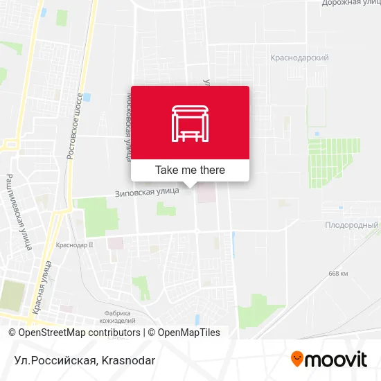 Ул.Российская map