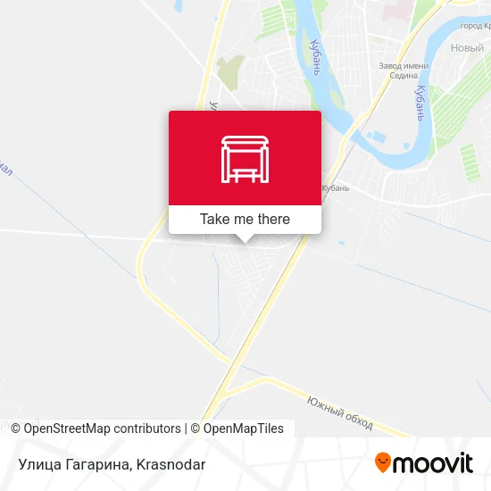 Улица Гагарина map