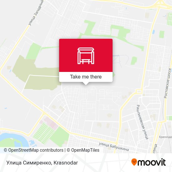 Улица Симиренко map