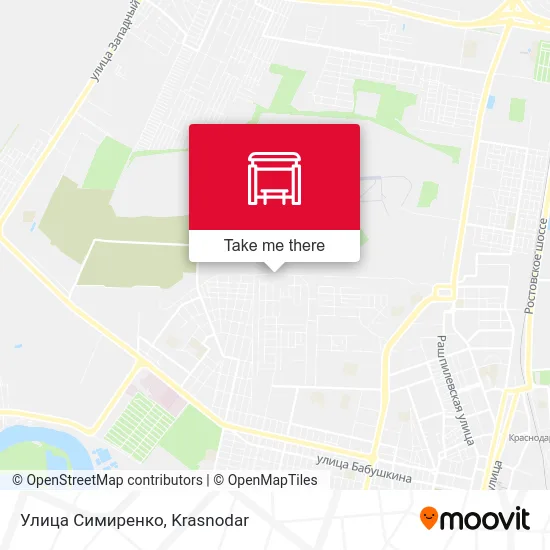 Улица Симиренко map