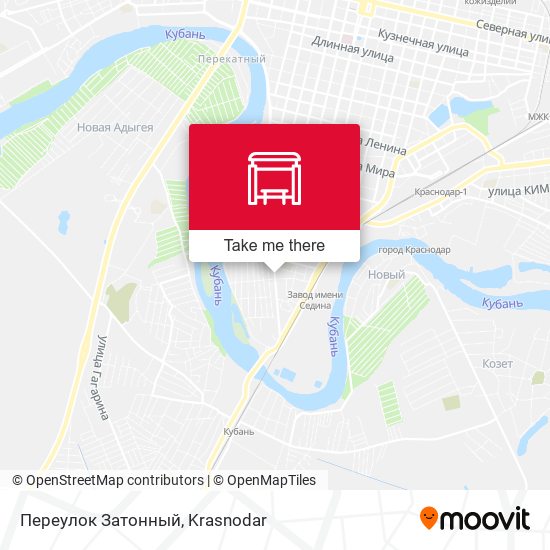 Переулок Затонный map