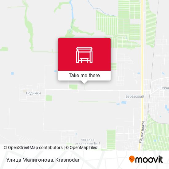 Улица Малигонова map