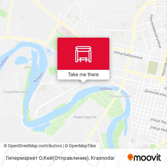 Гипермаркет О,Кей(Отправление) map